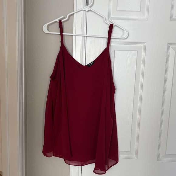 Torrid Deep Red Camisole Top - Picture 1 of 4